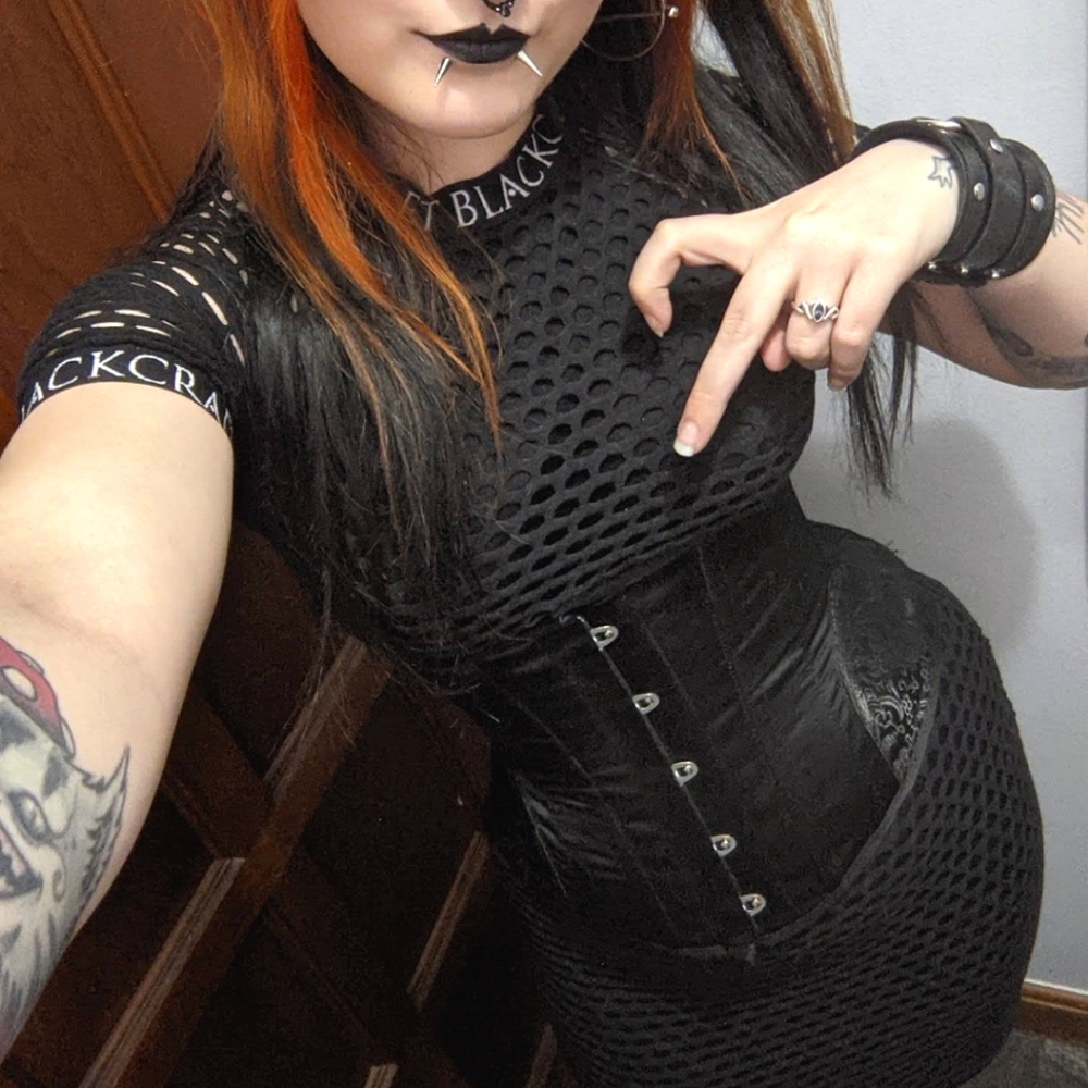 Black Underbust Corset